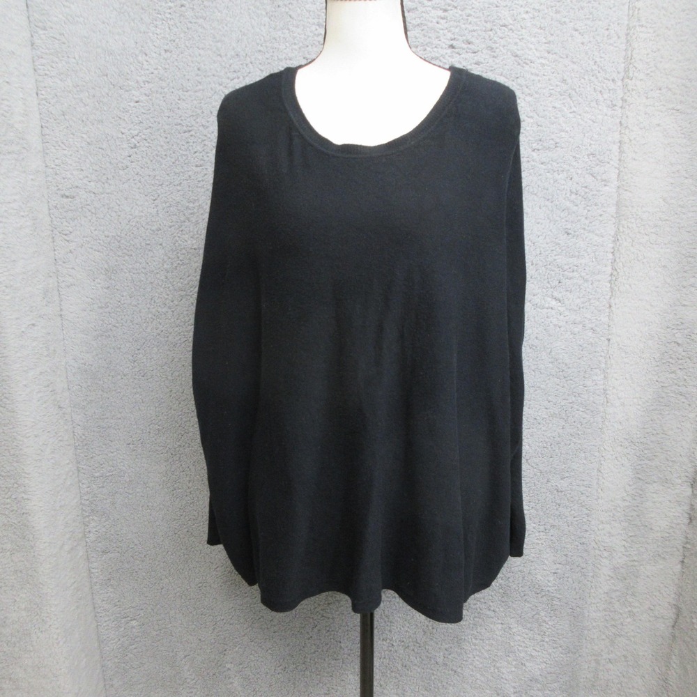 Altard State Oversized Slouchy Tunic Sweater Womens S/M Black Lagenlook Boho